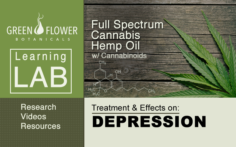 Research on CBD Oil for Depression Green Flower Botanicals