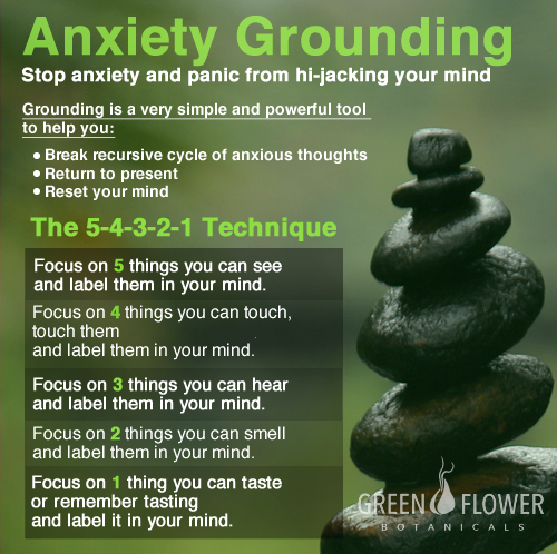 Managing Anxiety Using Grounding Techniques Green Flower Botanicals